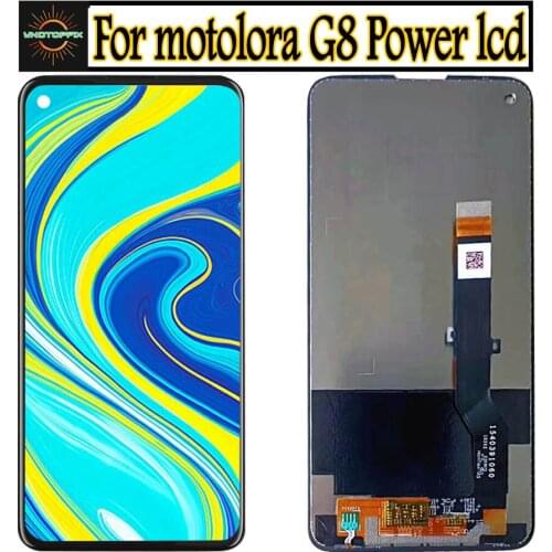 Original New Tested 6.4" For Motorola Moto G8 Power Lcd Screen Display Touch Glass Digitizer Assembly G8 Power XT-2041-1 LCD