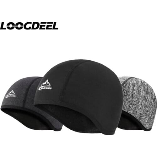LOOGDEEL Outdoor Cycling Sports Helmet Lining Cap Windproof Rainproof Extened Ear Protection Long-lasting Soft Warmth Sports Cap