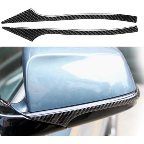 Carbon Fiber Rearview Mirror Anti-Rub Strip Protector for BMW E60 F10 F07 F01