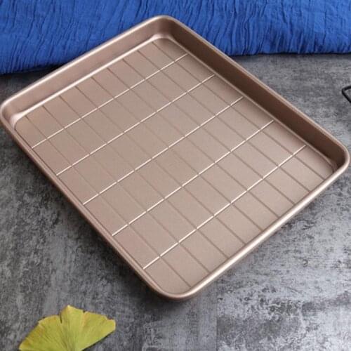 Baking Tray Non-stick 60-Cavity Baking Pan Baking Mold with Detachable Bottom Bakeware Baking Dishes Pastry Bakeware