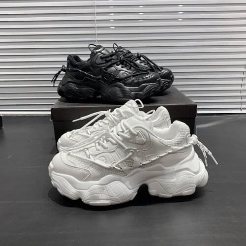 2021 New Summer Fashion Trend Lace-up Comfortable Wear-resistant Non-slip Outdoor Leisure Sports Vulcanized Shoes