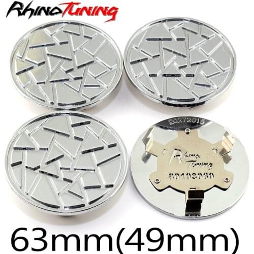 4pcs 63mm Universal Various Sizes Wheel Center Hub Caps Metal Clip Zinc Alloy For Car Refit Auto Accessorie