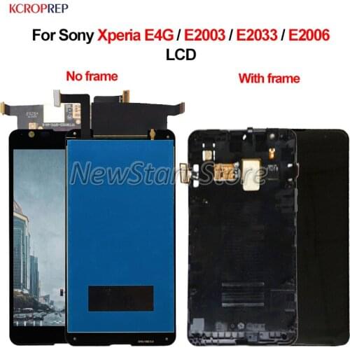 For Sony Xperia E4G E2003 E2033 E2006 LCD Display Touch Screen Digitizer Assembly 4.7" Replacement Accessory For Sony E4G lcd
