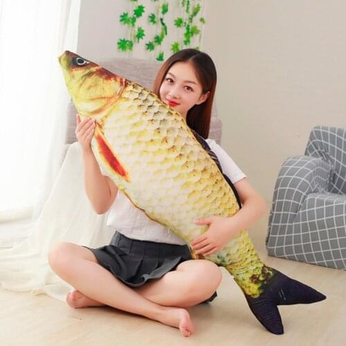 1PC Big Fish Shape Decorative Cushion Throw Pillow with Inner Home Decor Cartoon Sofa Toys Sleeping Pillow Pillows Almofadas