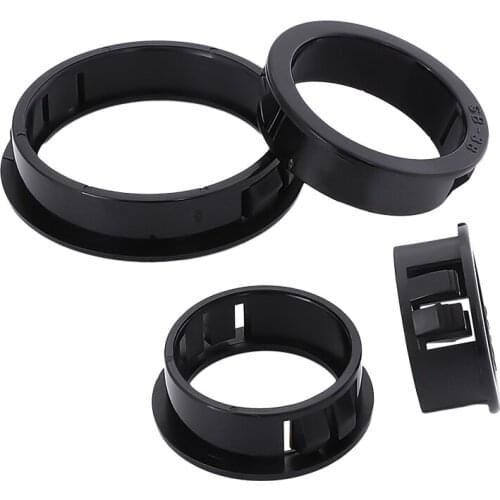 100PCS/lot Black 8mm 10mm 13mm 14mm 16mm 19mm 20mm 22mm Snap in Locking Hole Tube Flush Type Panel Plugs Hole Plug