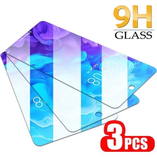 3PCS Tempered Screen glass for Huawei Y5 2019 Y6 Pro Y7 Prime Y9 2019 Protector Glass Screen Protector safety Glass Film