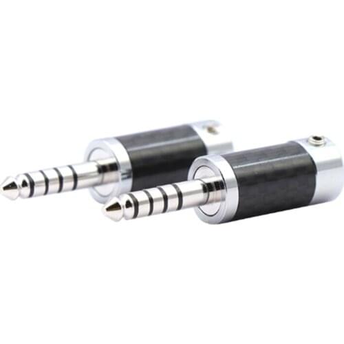 4.4mm plug pure copper Carbon fiber 1pcs