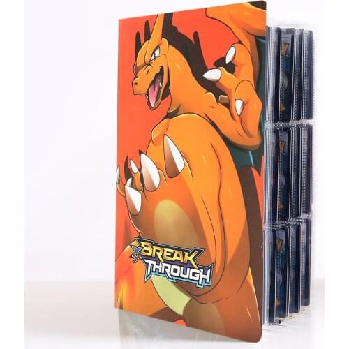 Album Pokemon New 432Pcs 9 Pocket Game Card VMAX GX Holder binder Cartoon Cards Map Book Collection Folder Loaded List Kids Gift
