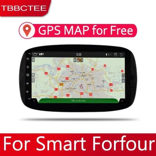 2din Car multimedia Android Autoradio Car Radio GPS player For Smart Forfour 2014~2019 Bluetooth WiFi Mirror link Navi