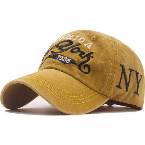 New Washed Cotton Baseball Cap fishing Snapback Hat For Men Women Dad Hat Embroidery Casual Cap Casquette Hip Hop Cap