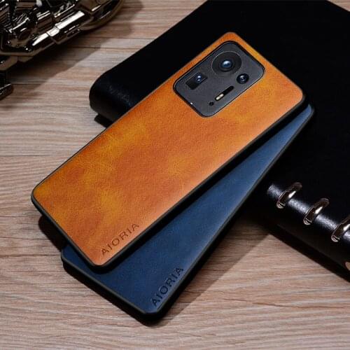 Phone Case for Xiaomi Mix 4 coque Luxury Vintage leather Skin covers for xiaomi mix 4 case funda capa