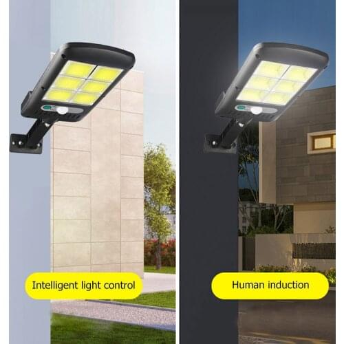 Solar Powered Motion Sensor Outdoor Wall Light Waterproof Garden Park Decoration Lamp Courtyard Porch Fence Driveway Street Lamp