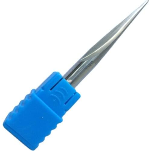 1pc 6mm*10degree*60L HRC55 CNC wood End Mill wood working router bits,Taper ball nose milling cutter