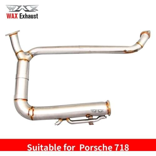Hot sale stainless steel exhaust with three way Catalytic Convert manifolds pipes for Porsche 718
