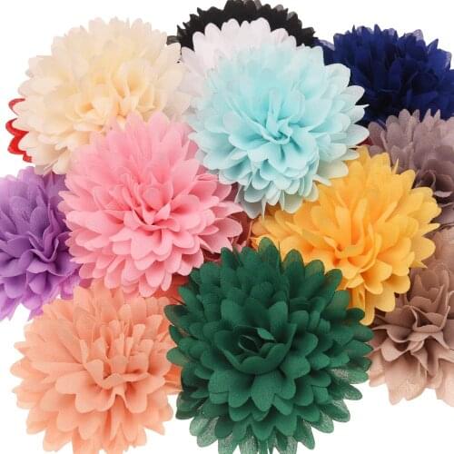 12PCS Hair Flower Fashion Flower Accessory Hair Accessories DIY Accessory Wedding decoration Flower No Hairclip Hair bow