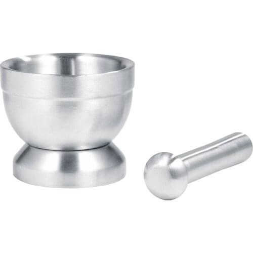 Stainless Steel Mortar And Pestle Mixing Grinding Bowl Set Kitchen Garlic Grinder Tool Kitchen Garlic Grinder Kitchen Gadget
