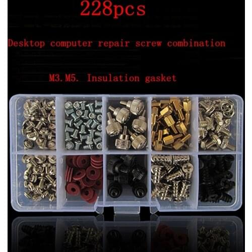 Repair desktop computer host hard disk chassis graphics card power screw accessories small screw set