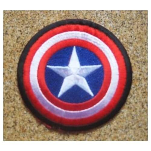 Captain shield Movie 3.5" Embroidered LOGO Iron On Patch NC