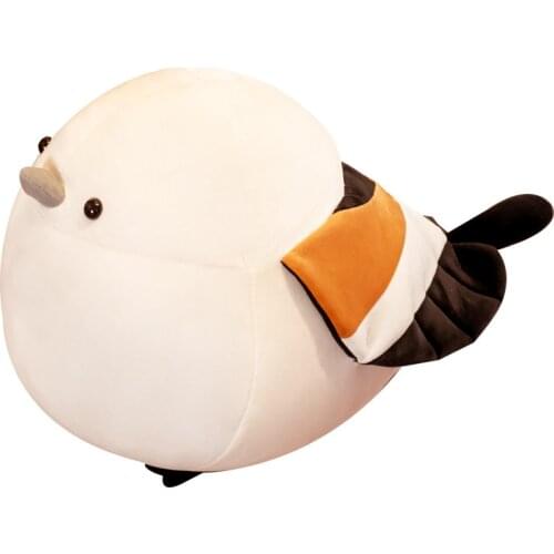 New 35/50cm Lifelike Bird Titmouse Plush Toy Cute Tit Toy For Children Kids Doll Soft Cartoon Pillow Lovely Birthday Gift