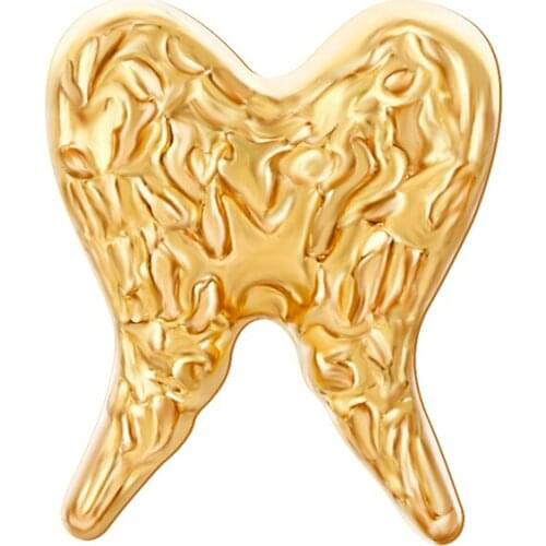 10pcs Gold Color Angel Wing Custom Floating Charms For Glass Locket