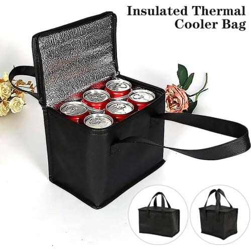 Portable Lunch Cooler Bag Folding Insulation Picnic Ice Pack Food Thermal Bag Drink Carrier Insulated Bags Food Delivery Bag