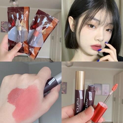 Professional Matte Lipstick Waterproof Long Lasting Velvet Lip Stick Sexy Red Brown Pigmented Lip Gloss Lip Tint Cosmetic