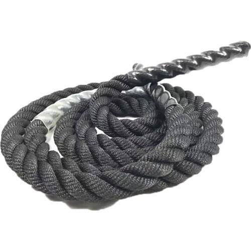 With steel guard ring weight-bearing skipping rope plus heavier weight strength training fighting physical fitness muscle heavy