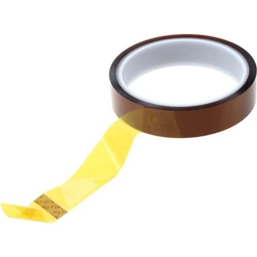100 Feet High Temperature Resistant Thermal Insulation Polyimide Adhesive Gold Finger Tape 20mm 33M
