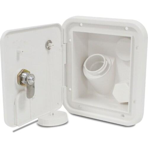 IRV -High Quality-Accessories White Square Gravity City Fresh Water Filling Inlet Hatch