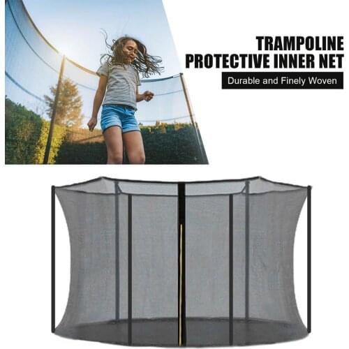 Trampoline Safety Net Replacement Inner Protection Fence Jump Trampoline Protective Net Anti-fall Safety Net for Kids Outdoor