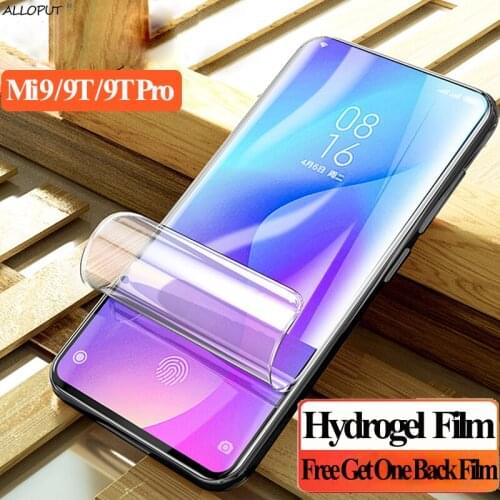 Screen Protector Glass For mi9 xiomi mi9t pro Full Glue Soft Hydrogel Film mi9 mi9t mi-9-t mi protective Glass