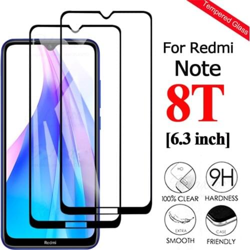 2PCS FOR Xiaomi Redmi Note 8T 8 7 7A 8A 9SE Mi 9 Lite 9 SE 9T A3 NOTE8 Tempered Glass Protective Screen Protector Film Cover