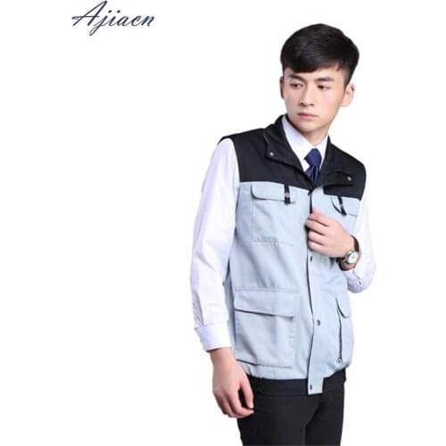 Mens vest quality EMF shielding electromagnetic radiation protection metal fibre overalls