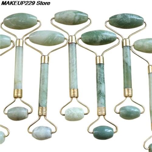 1Pc Portable Pratical Facial Massage Roller Natural Jade Anti Wrinkle Face Slimming Shaper Body Foot Relaxation Beauty Tool