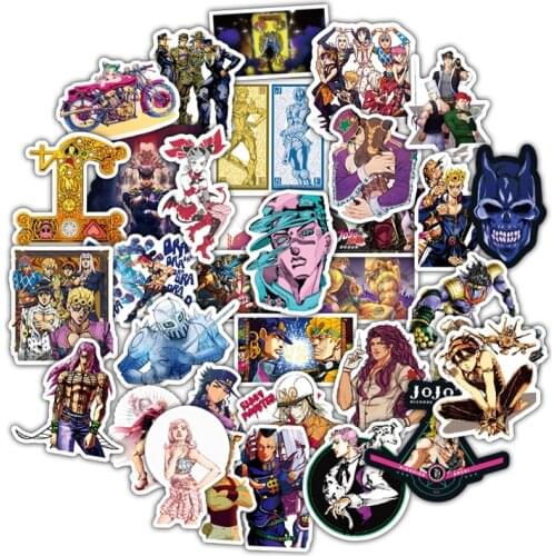 10/30/50pcs/pack JoJos Bizarre Adventure Anime Stickers For Notebook Motorcycle Computer Mobile Phone Decal Cartoon Toy Trunk