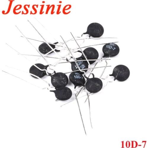 20pcs NTC Thermistor Resistor NTC 10D-7 10D7 Thermal Resistor