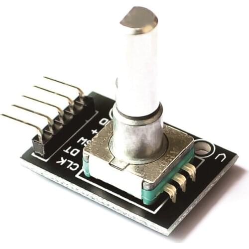 360 Degrees Rotary Encoder Module For Arduino Brick Sensor Switch Development Board KY-040 With Pins
