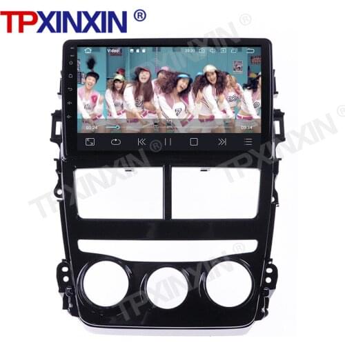 128GB Android 10 PX6 is Suitable for Toyota Yaris Vios 2017 GPS Navigation Car Radio Video Stereo Multi-function CarPlay Host