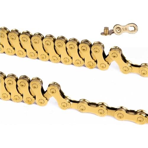 MTB 12 Speed Chain Gold 12s eagle Golden 12speed Chain x1 x12 1x12 System Connector Included 12v 126L Links For Bicycle Bike