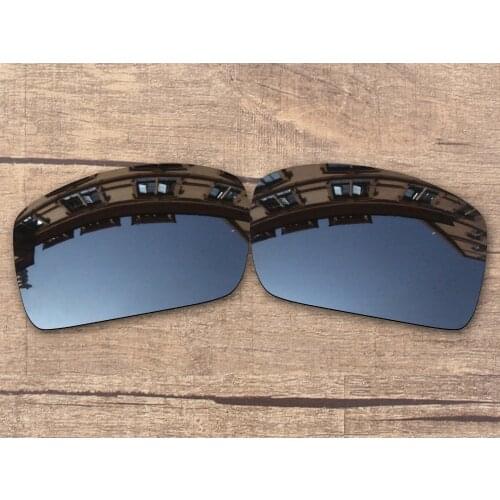 Vonxyz Black Mirror Polarized Replacement Lenses for-Oakley Oil Drum Frame