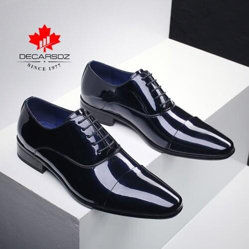 DECARSDZ/迪凯士 Men's Patent Leather Shoes