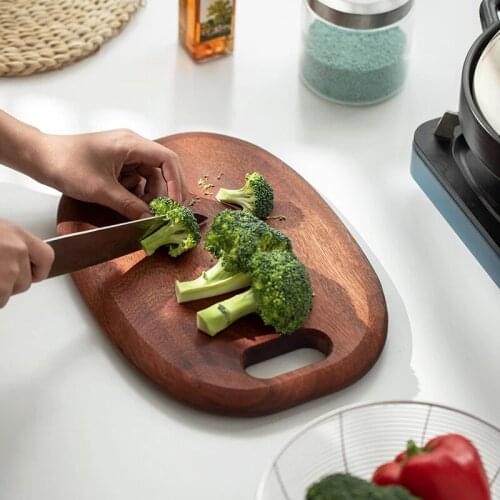 Home Kitchen Cutting Board NEW Whole Solid Wood Fruit Bread Steak cutting Trays Chopping Board