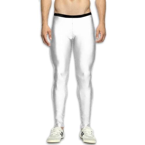 Customized Image Mens Sports Trousers Fashion Daily Panties Boys Casual Elasticity Legging Dropshipping Wholesale