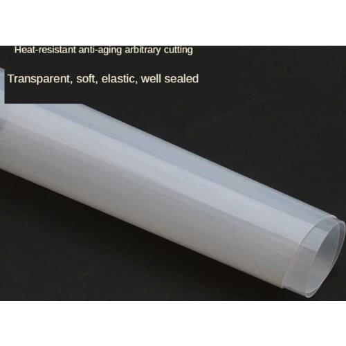 Silicone Rubber Sheet Film1.0mm thickness 600*1000mm width thin board semi Transparent Rubber Sheet/Mat/Cushion