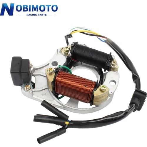 Motorcycle Generator Stator Coil Magnet Motor Fit For ZS Lifan Loncin 70CC-125CC Engines Pit Dirt Bike