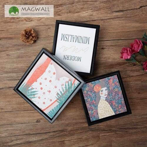 Magnetic simple picture frame decorative magnetic picture