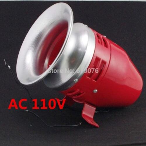 MS-390 AC 110V Mini Motor Driven Air Raid Siren Horn
