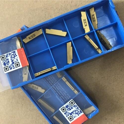 NEW 10pcs MGMN250-G NC3030 CNC blade Carbide Grooving knife