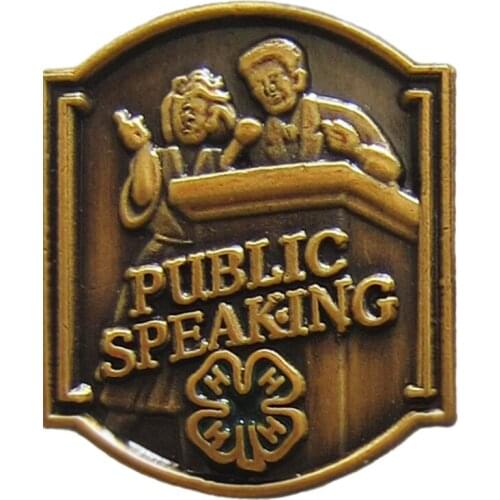 Wholesale metal antique stamp copper badge