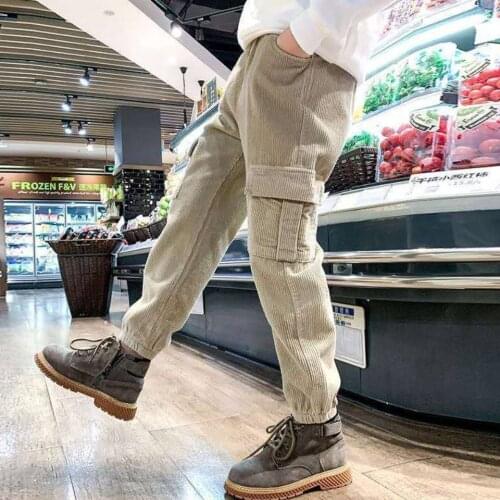 2020 Autumn Winter Baby Girls Warm Pants Children New Casual High Quality Plus Velvet Straight Pants For Girls 4-13 Year 3 Color